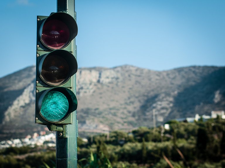 Crete, traffic lights
